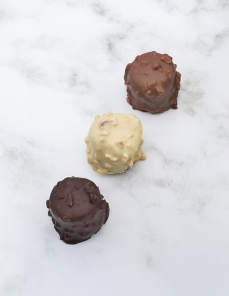 Hazelnuts Praline Rocher - Sets of 3 - Chocolat Beussent Lachelle