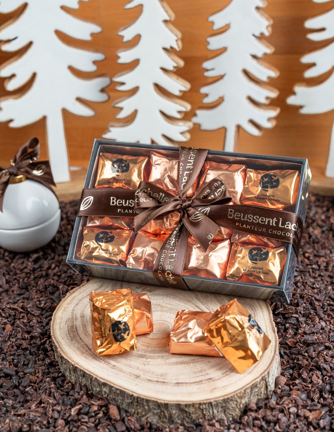 Coffret Cadeau Gourmand - Panier de Chocolats 1Kg avec Coffret