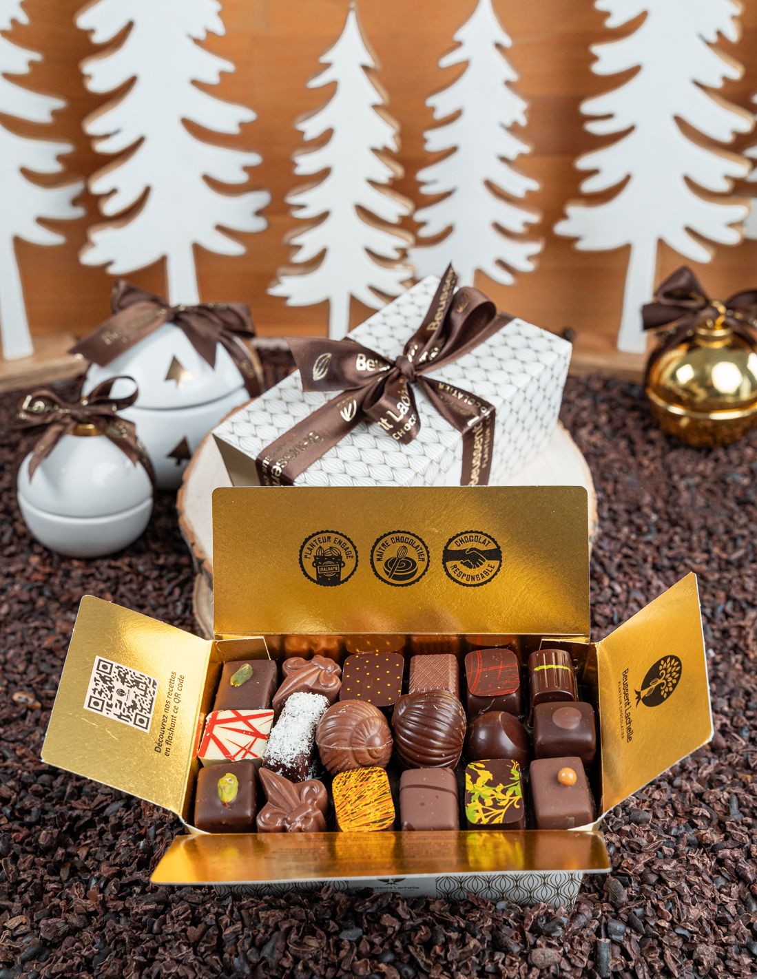 Assortiment Noël 500Grs  Chocolaterie Beussent Lachelle